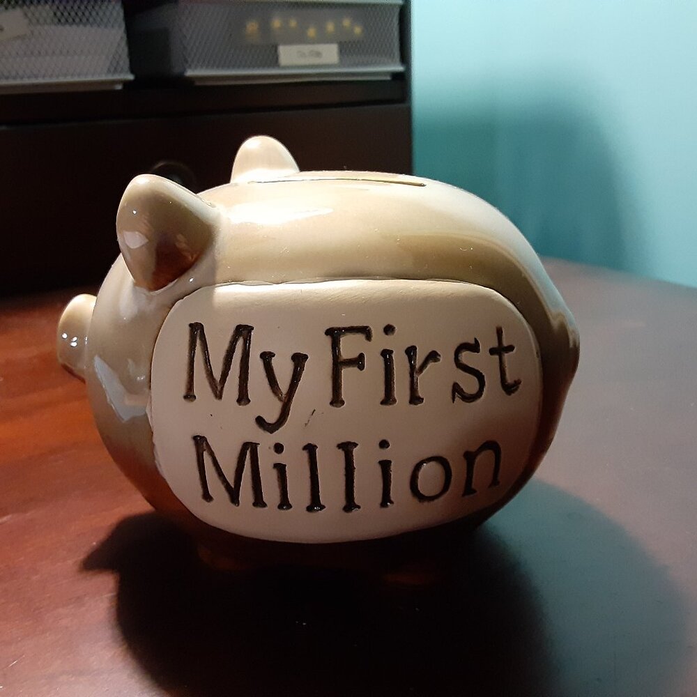 "My First Million" Piggy Bank